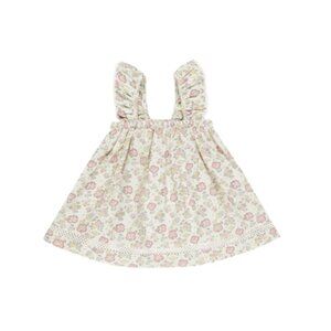 Quincy Mae Ruffled Tank Dress in Bloom Size 18-24 months